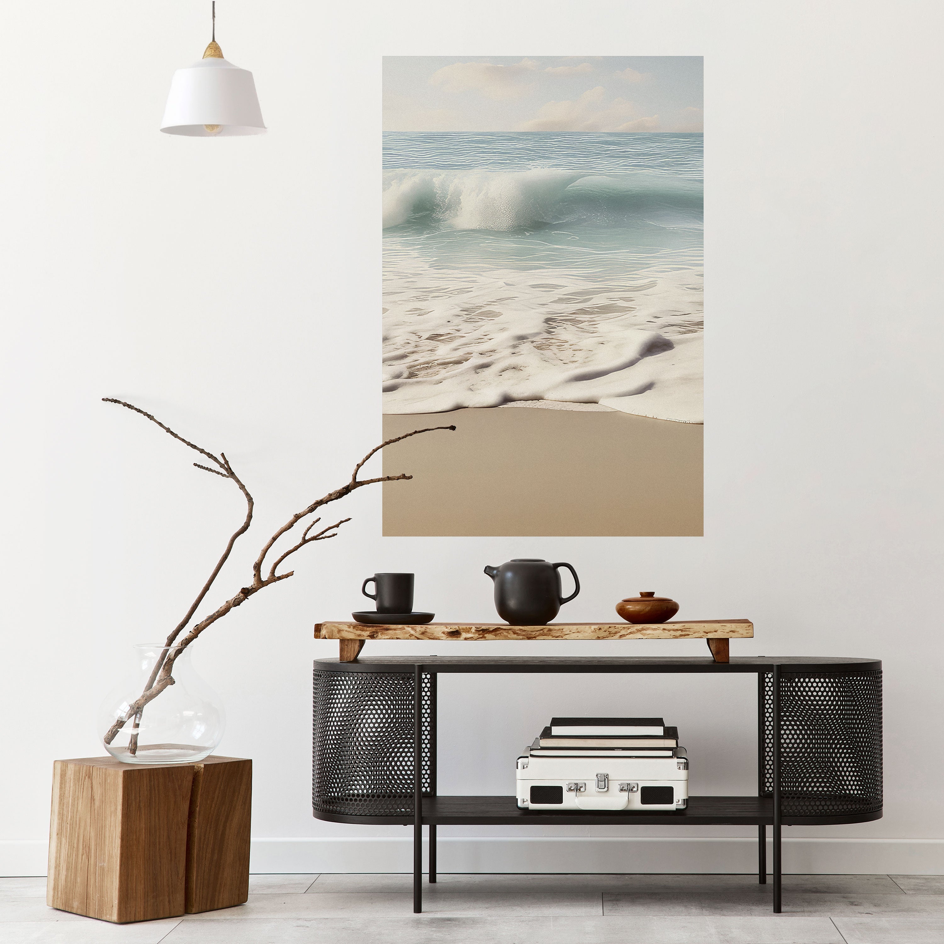 OCEAN WHISPER Peel and Stick Vertical Poster