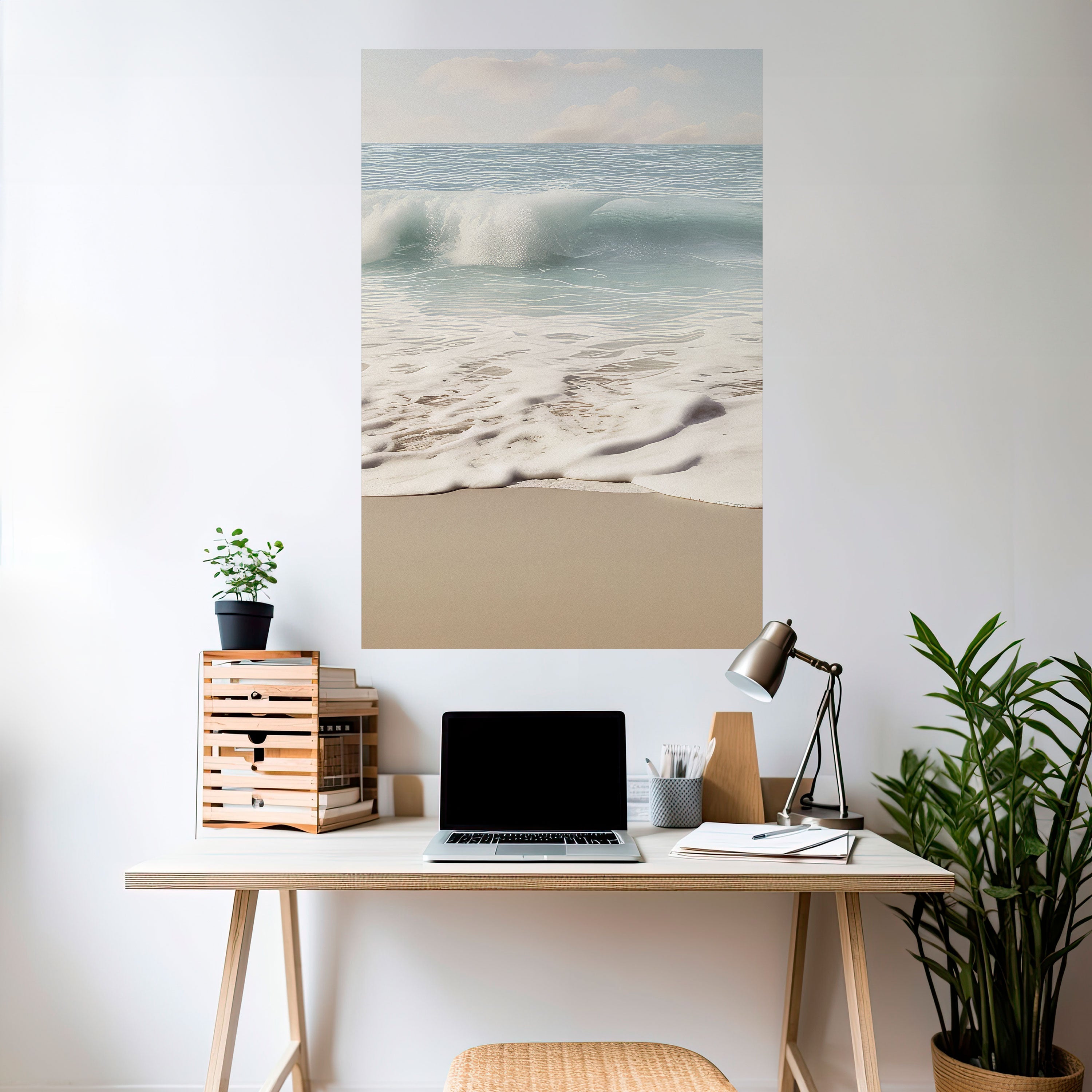 OCEAN WHISPER Peel and Stick Vertical Poster