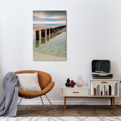 TIDAL SYMMETRY Quadro em tela vertical