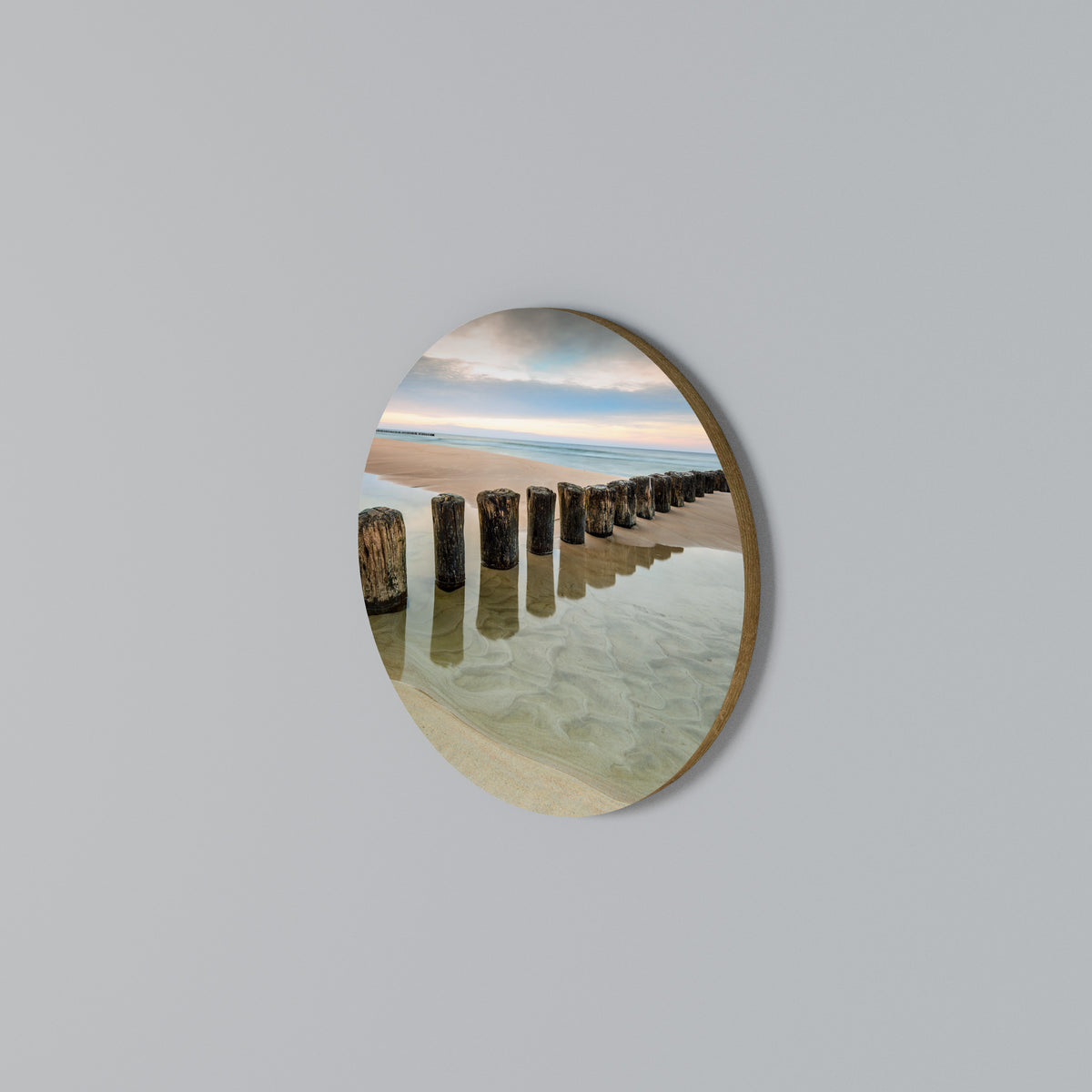 TIDAL SYMMETRY Arte de Parede Redonda