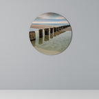 TIDAL SYMMETRY Round Wall Art
