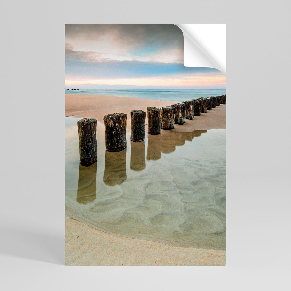 TIDAL SYMMETRY Póster Autocolante Vertical