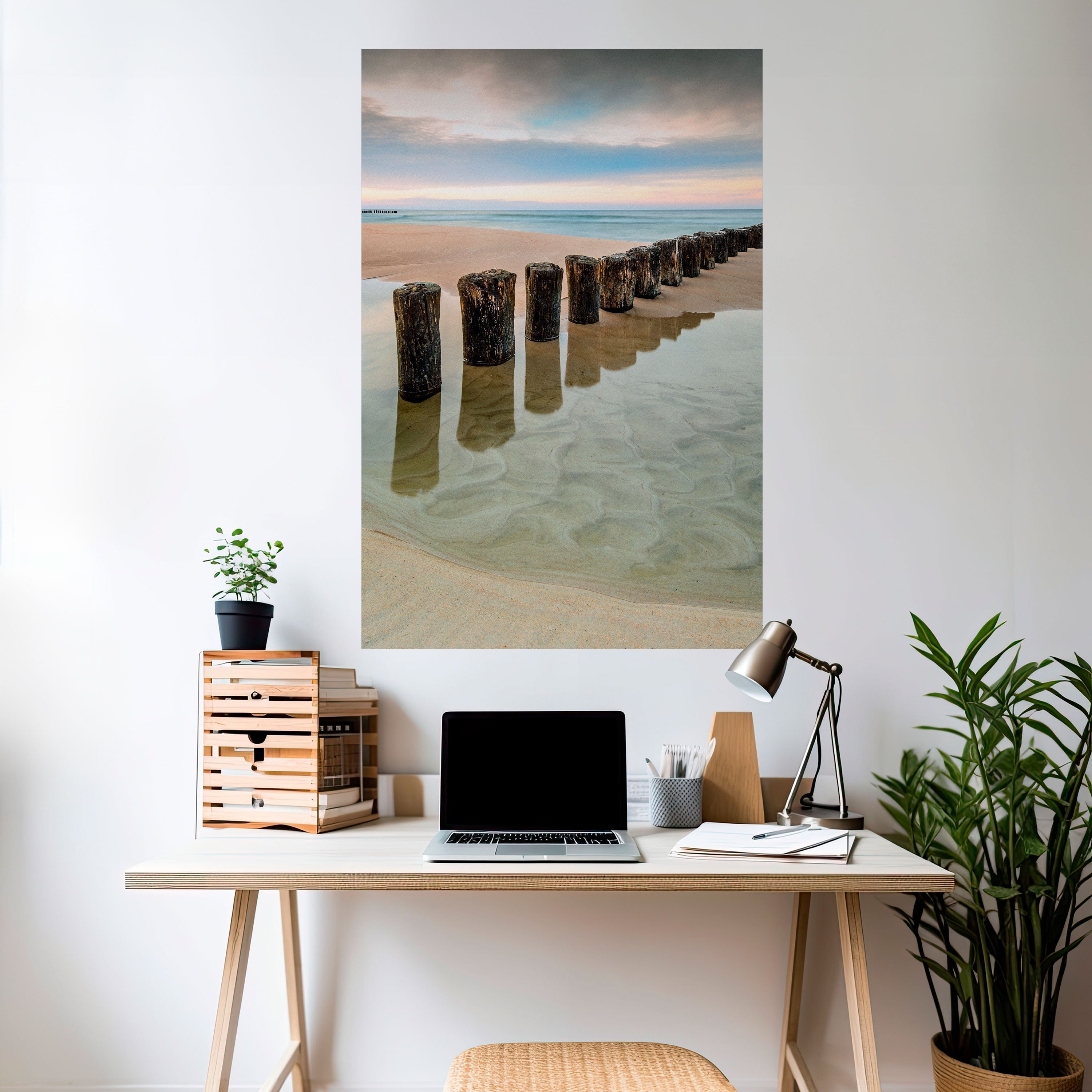 TIDAL SYMMETRY Poster Vertical Autocolante