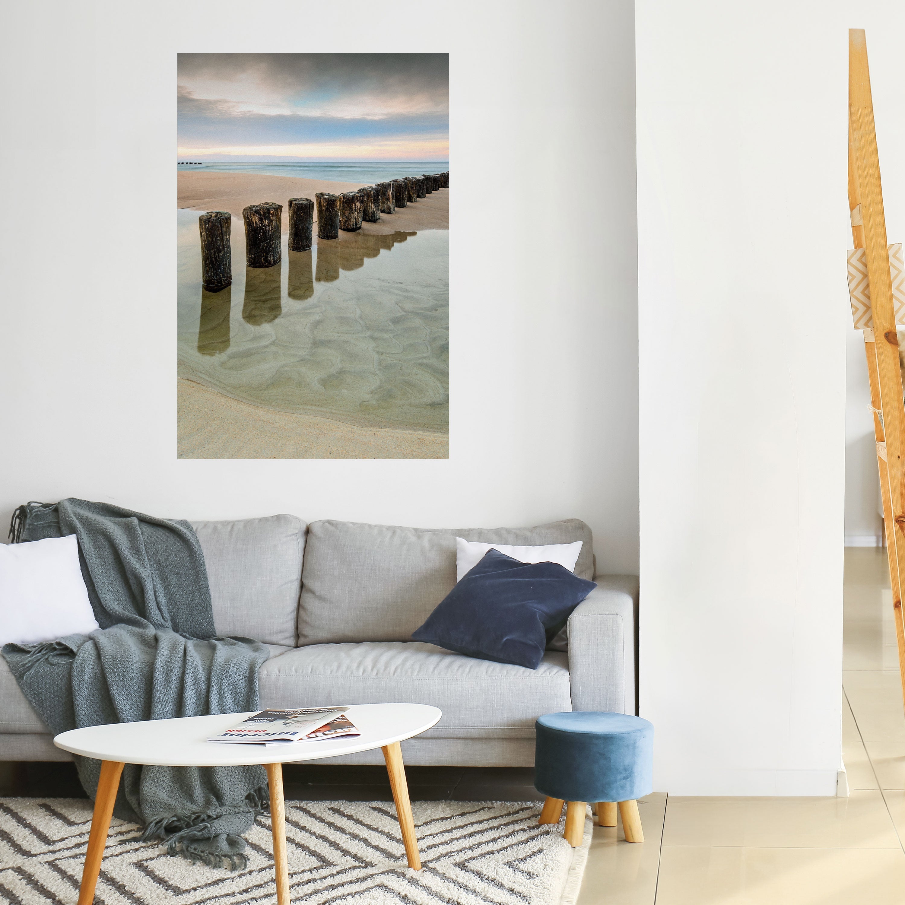 TIDAL SYMMETRY Poster Vertical Autocolante