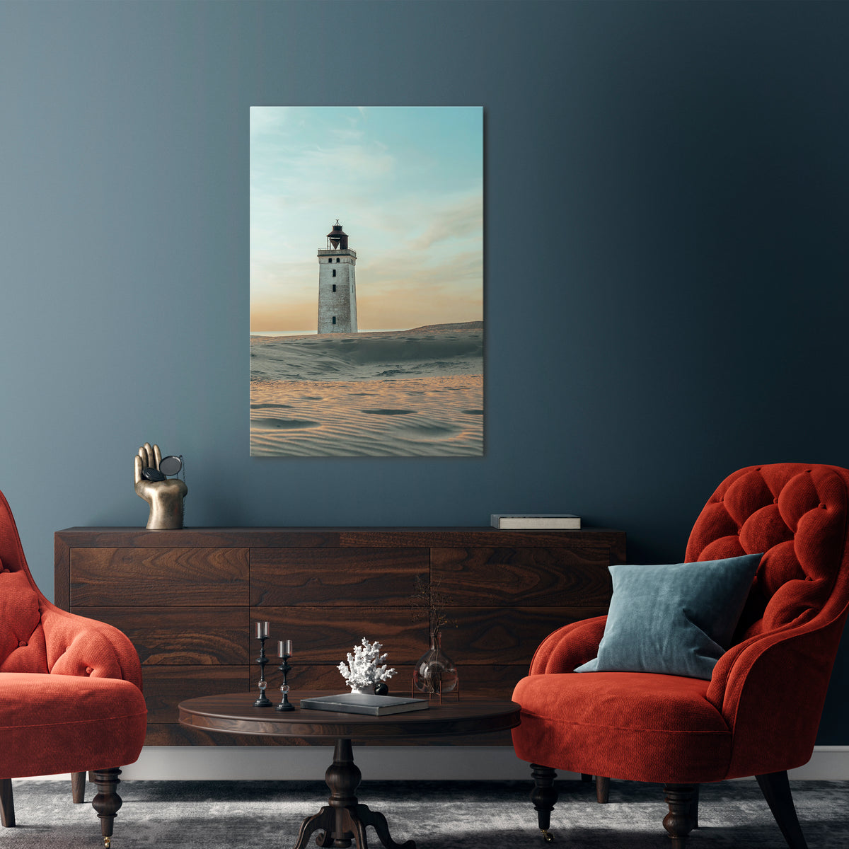 LIGHTHOUSE IN LIMBO Quadro em tela vertical