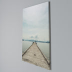 AQUA HORIZON Vertical Canvas Print