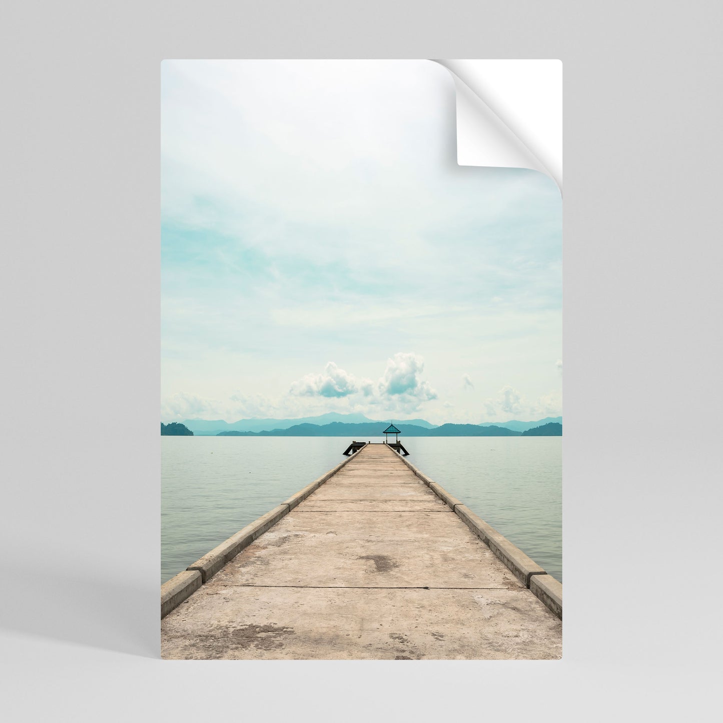AQUA HORIZON Póster Autocolante Vertical