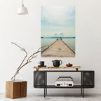 AQUA HORIZON Poster Vertical Autocolante