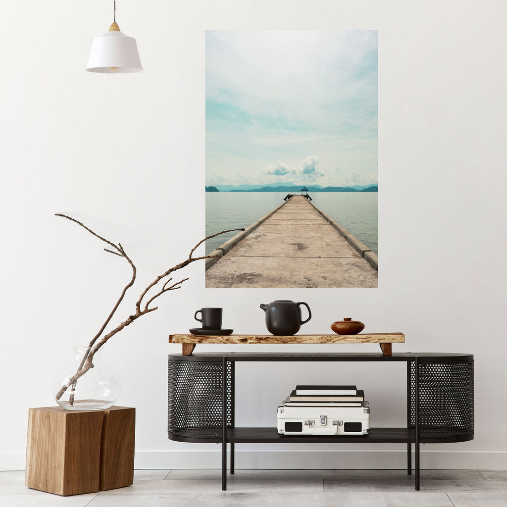 AQUA HORIZON Poster Vertical Autocolante