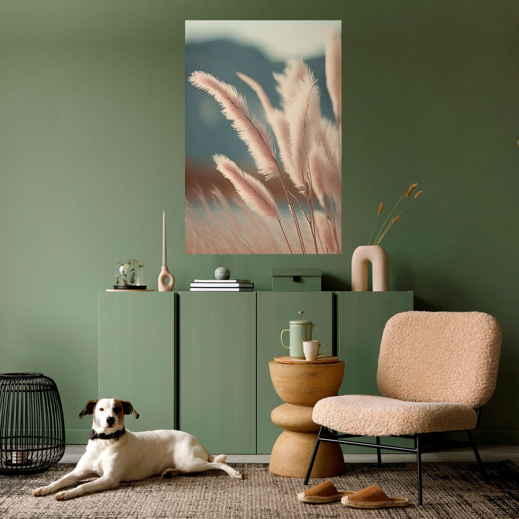 PAMPAS DREAMSCAPE Peel and Stick Vertical Poster