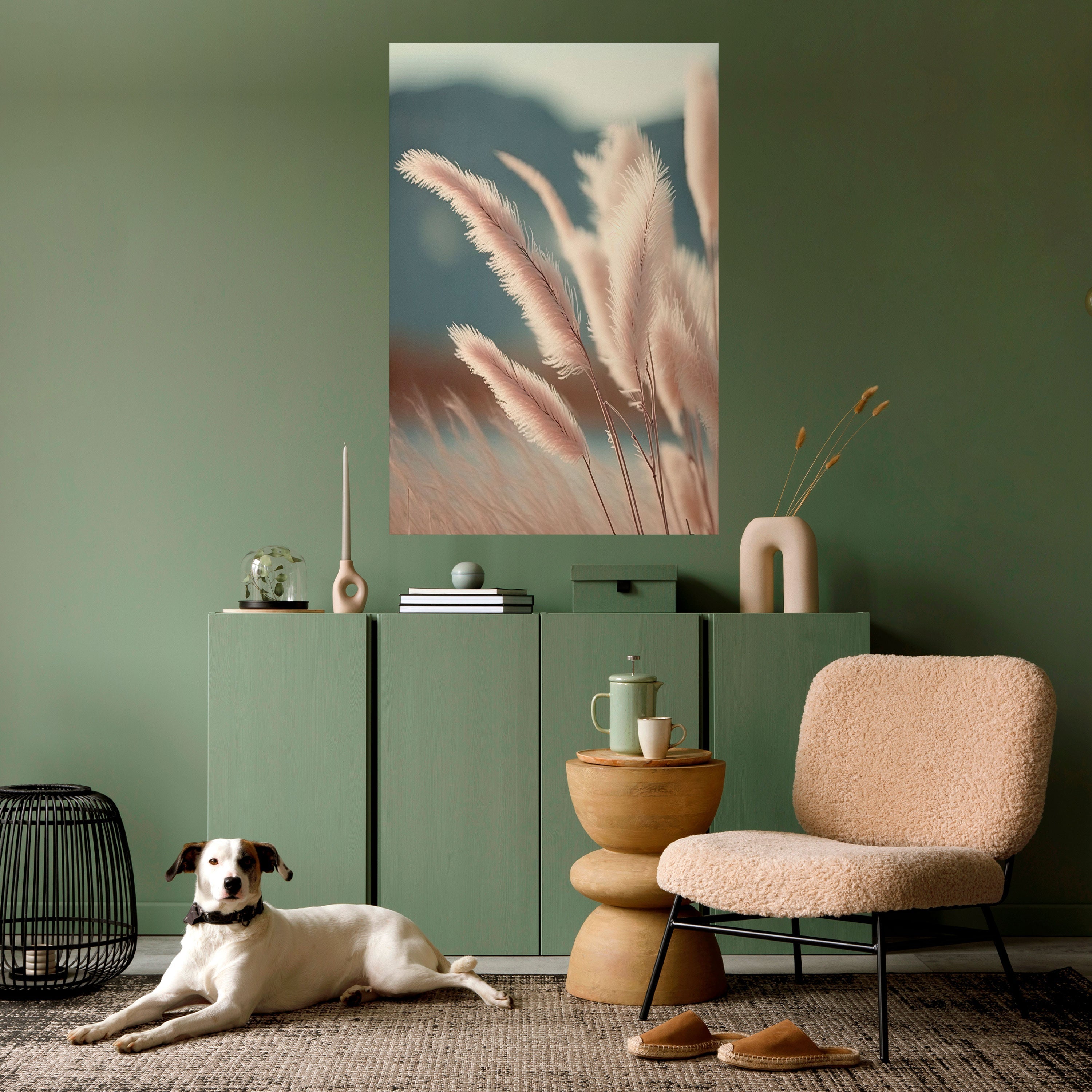 PAMPAS DREAMSCAPE Peel and Stick Vertical Poster