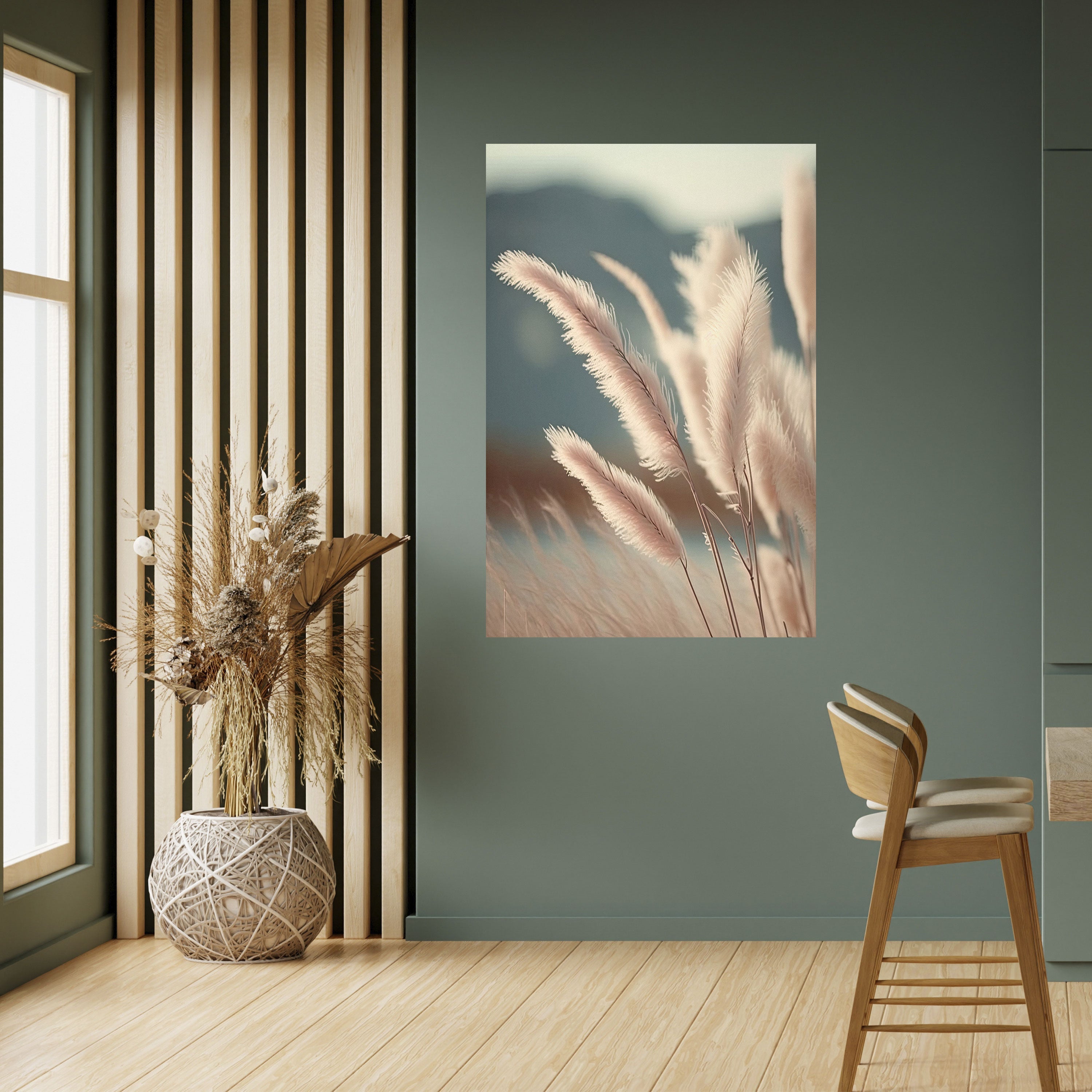 PAMPAS DREAMSCAPE Peel and Stick Vertical Poster