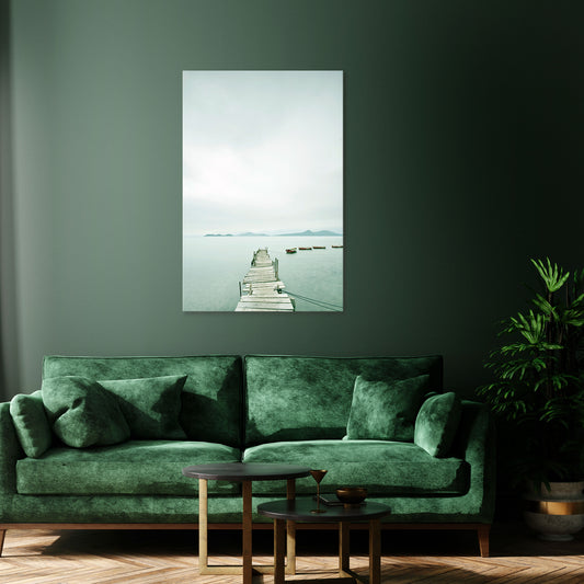 TIDAL HARMONY Vertical Canvas Print