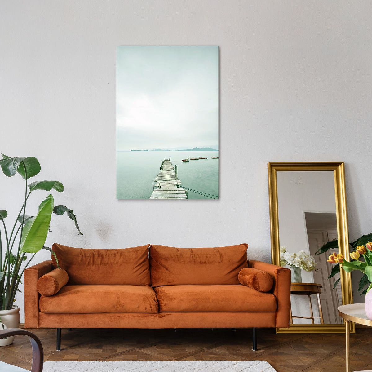 TIDAL HARMONY Vertical Canvas Print