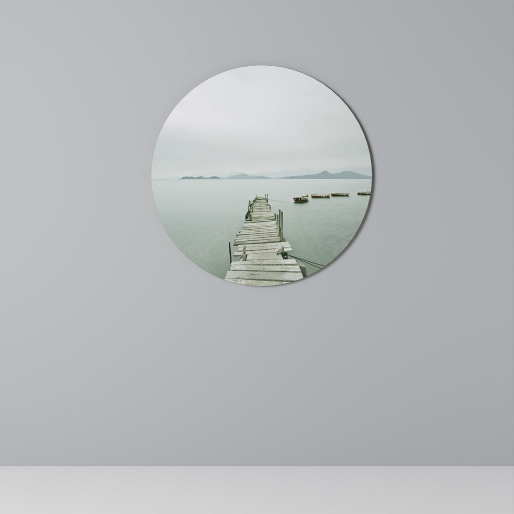 TIDAL HARMONY Round Wall Art