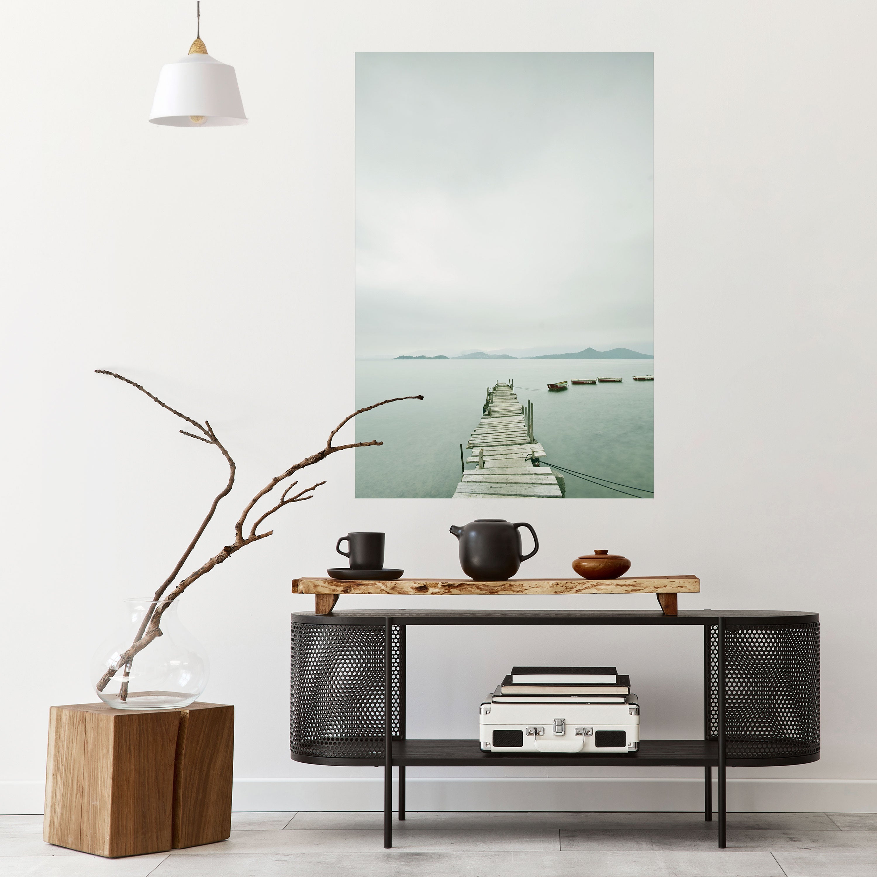 TIDAL HARMONY Peel and Stick Vertical Poster