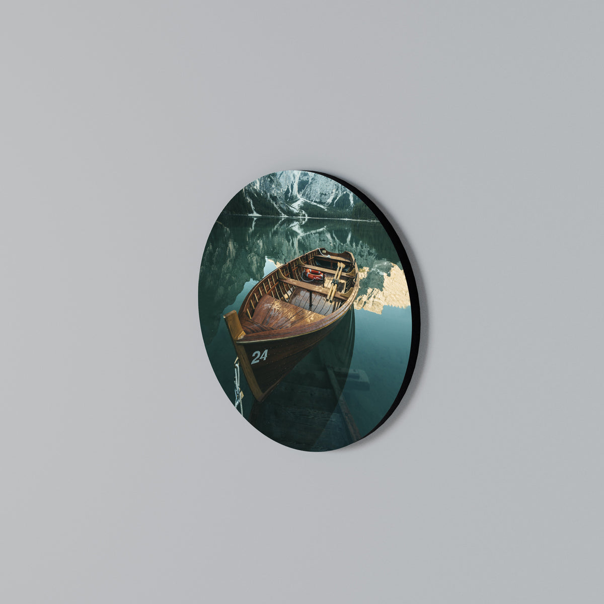 STILL WATERS Arte de Parede Redonda