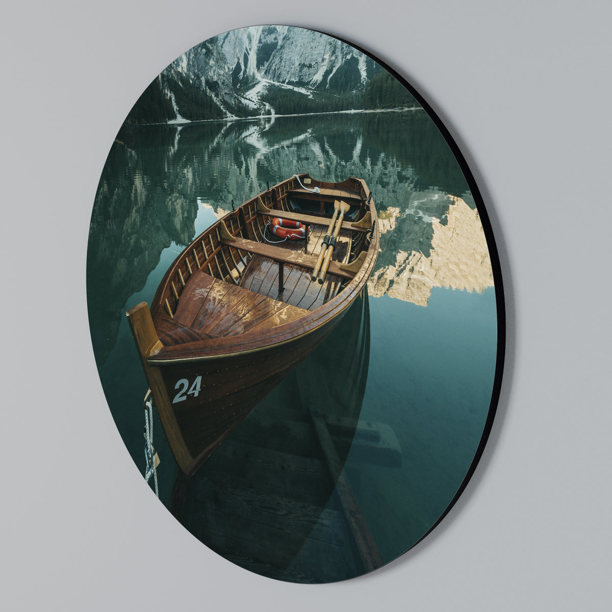 STILL WATERS Arte de Parede Redonda