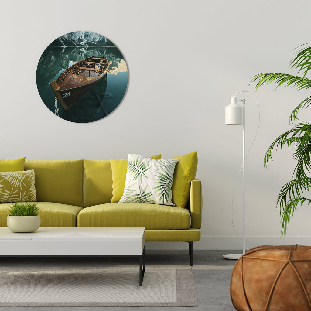 STILL WATERS Quadro Redondo Decorativo