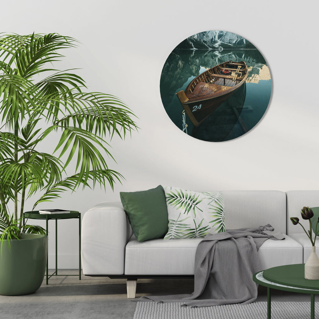 STILL WATERS Quadro Redondo Decorativo