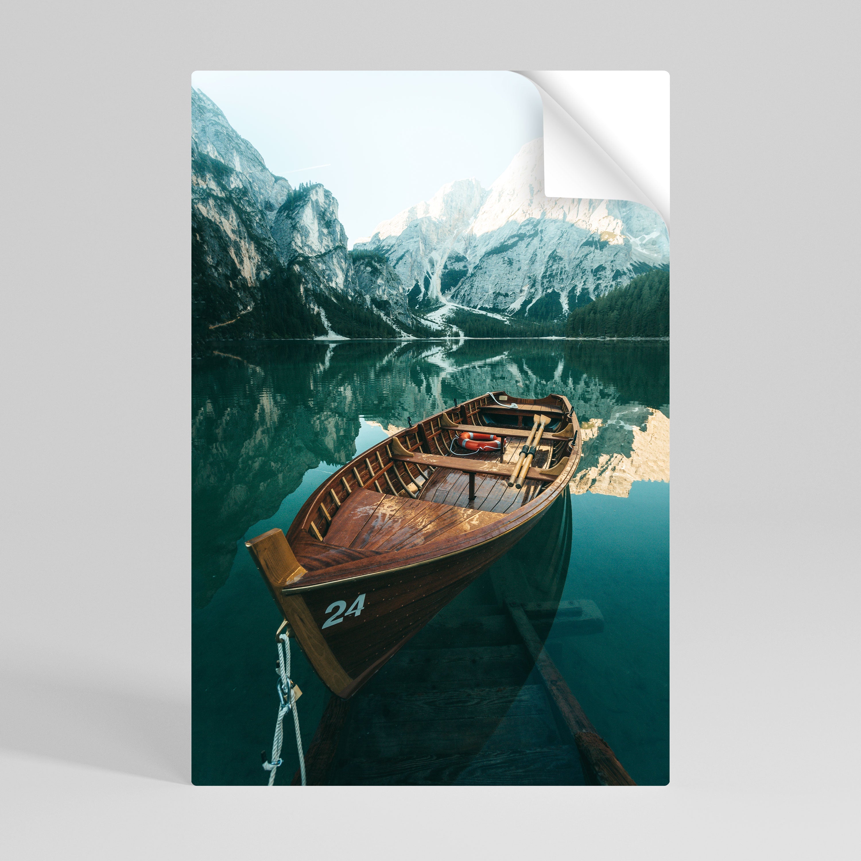 STILL WATERS Peel and Stick Vertical Poster