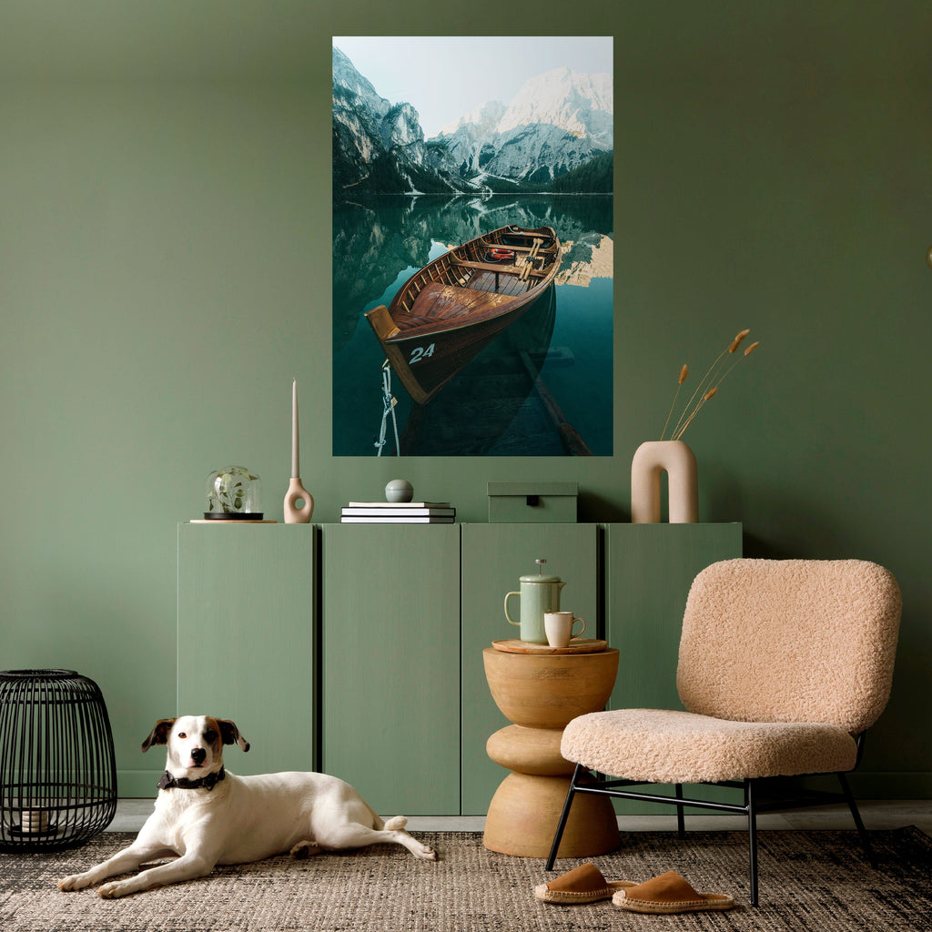 STILL WATERS Peel and Stick Vertical Poster