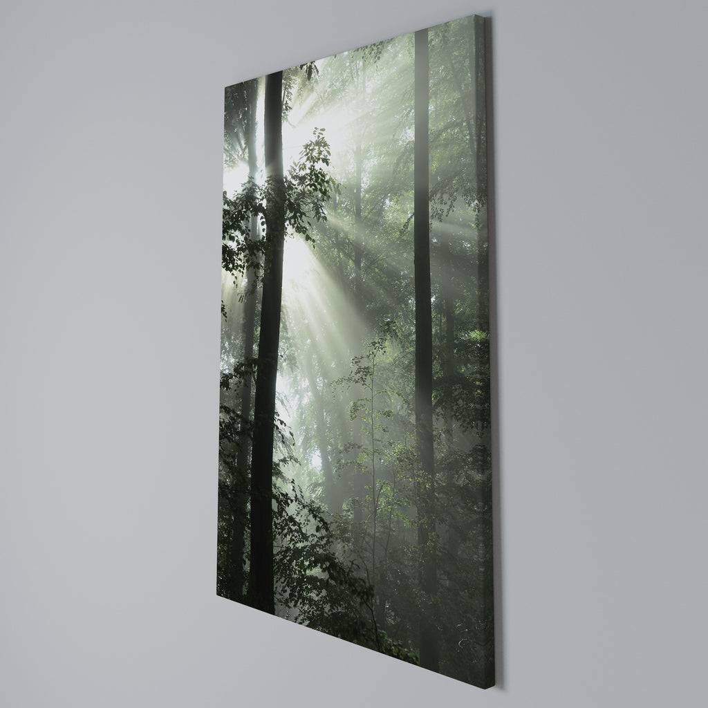 MYSTICAL SUNBEAMS Quadro em tela vertical