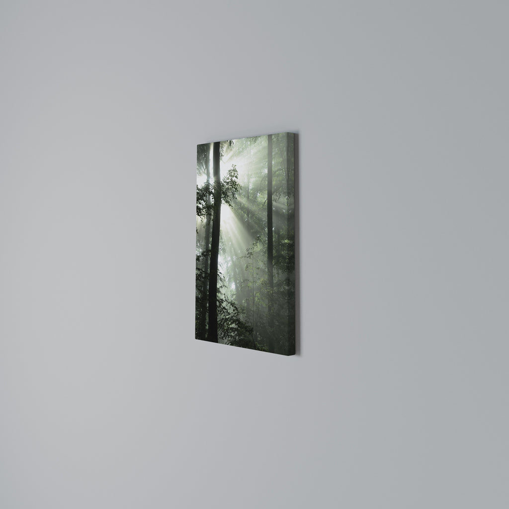 MYSTICAL SUNBEAMS Quadro em tela vertical