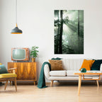 MYSTICAL SUNBEAMS Poster Vertical Autocolante