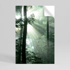 MYSTICAL SUNBEAMS Poster Vertical Autocolante