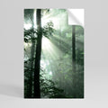 MYSTICAL SUNBEAMS Póster Autocolante Vertical