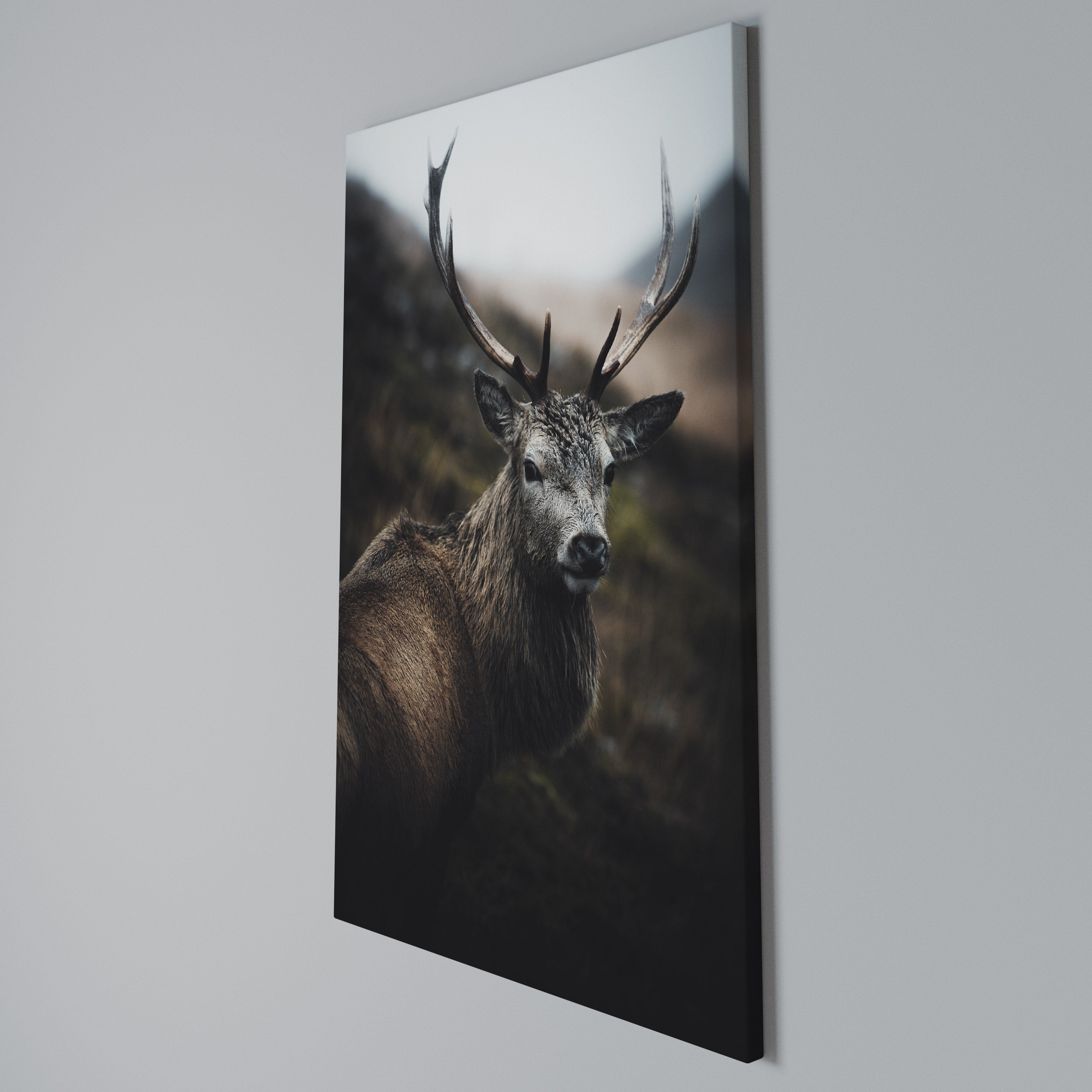 ELEGANT WILDERNESS GUARDIAN Vertical Canvas Print