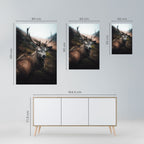ELEGANT WILDERNESS GUARDIAN Peel and Stick Vertical Poster