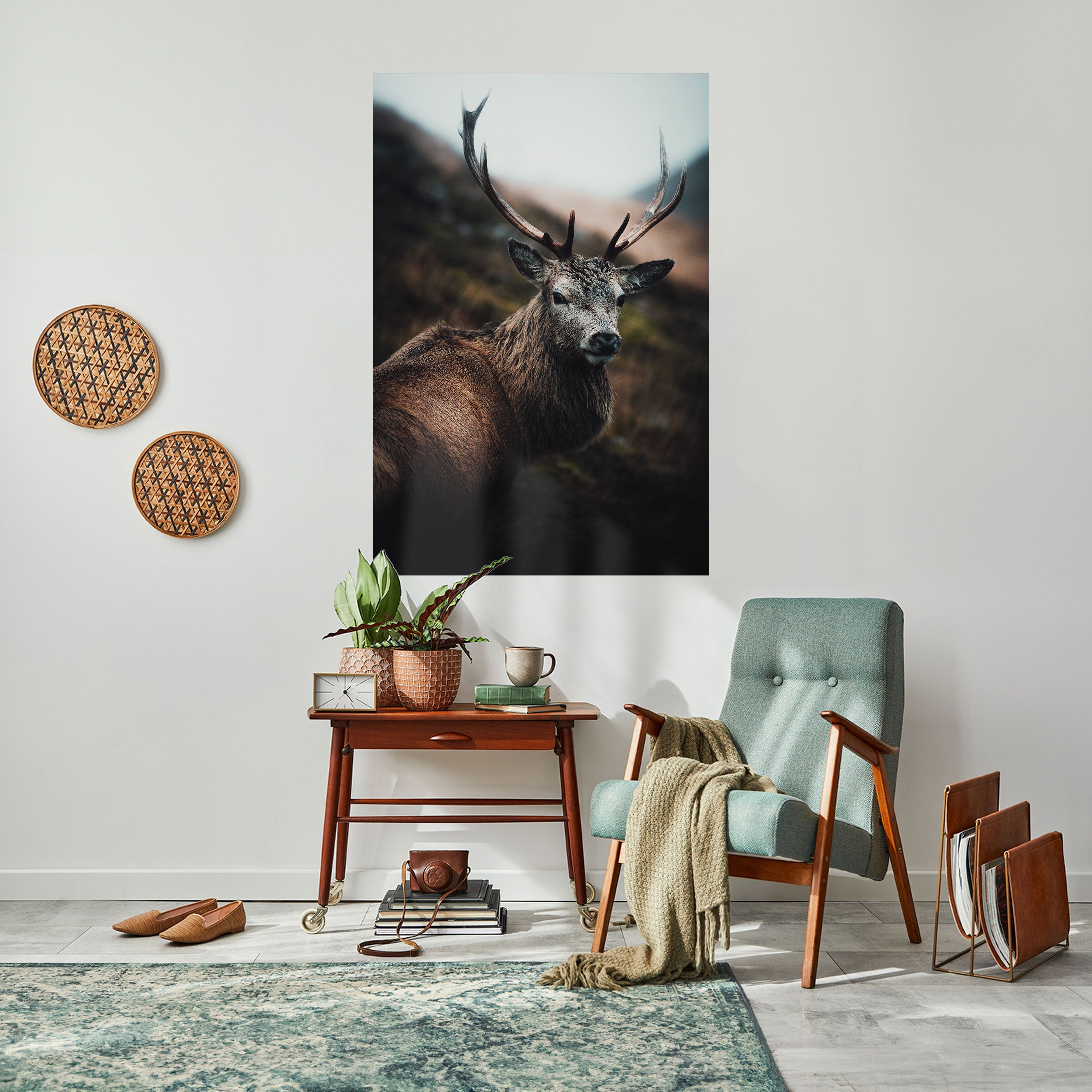 ELEGANT WILDERNESS GUARDIAN Poster Vertical Autocolante