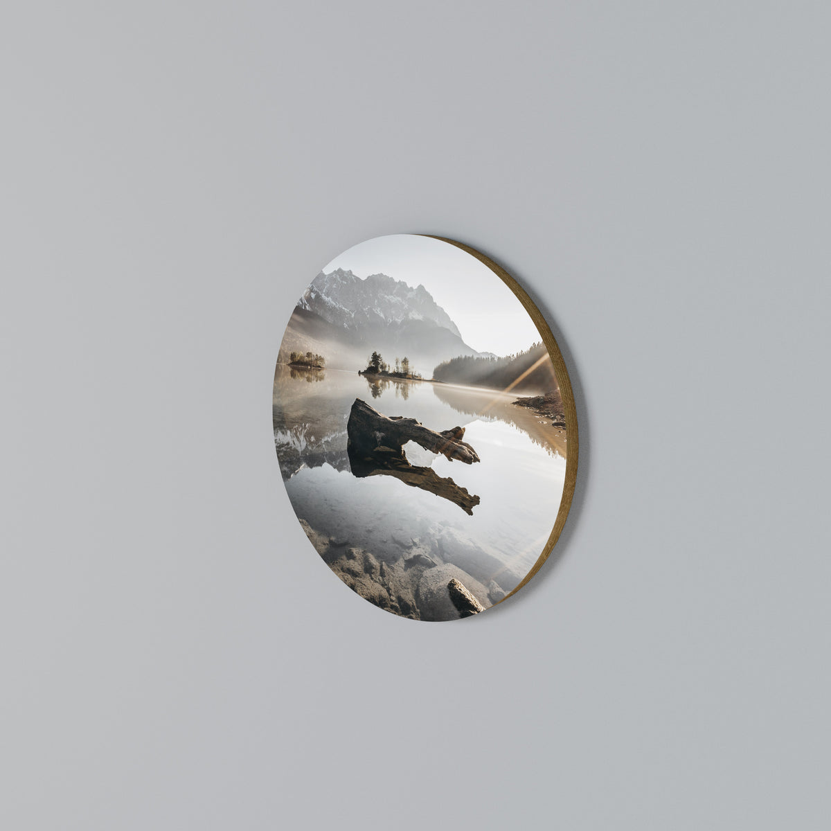 SILENT WATERSCAPE Arte de Parede Redonda