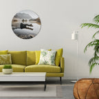 SILENT WATERSCAPE Quadro Redondo Decorativo