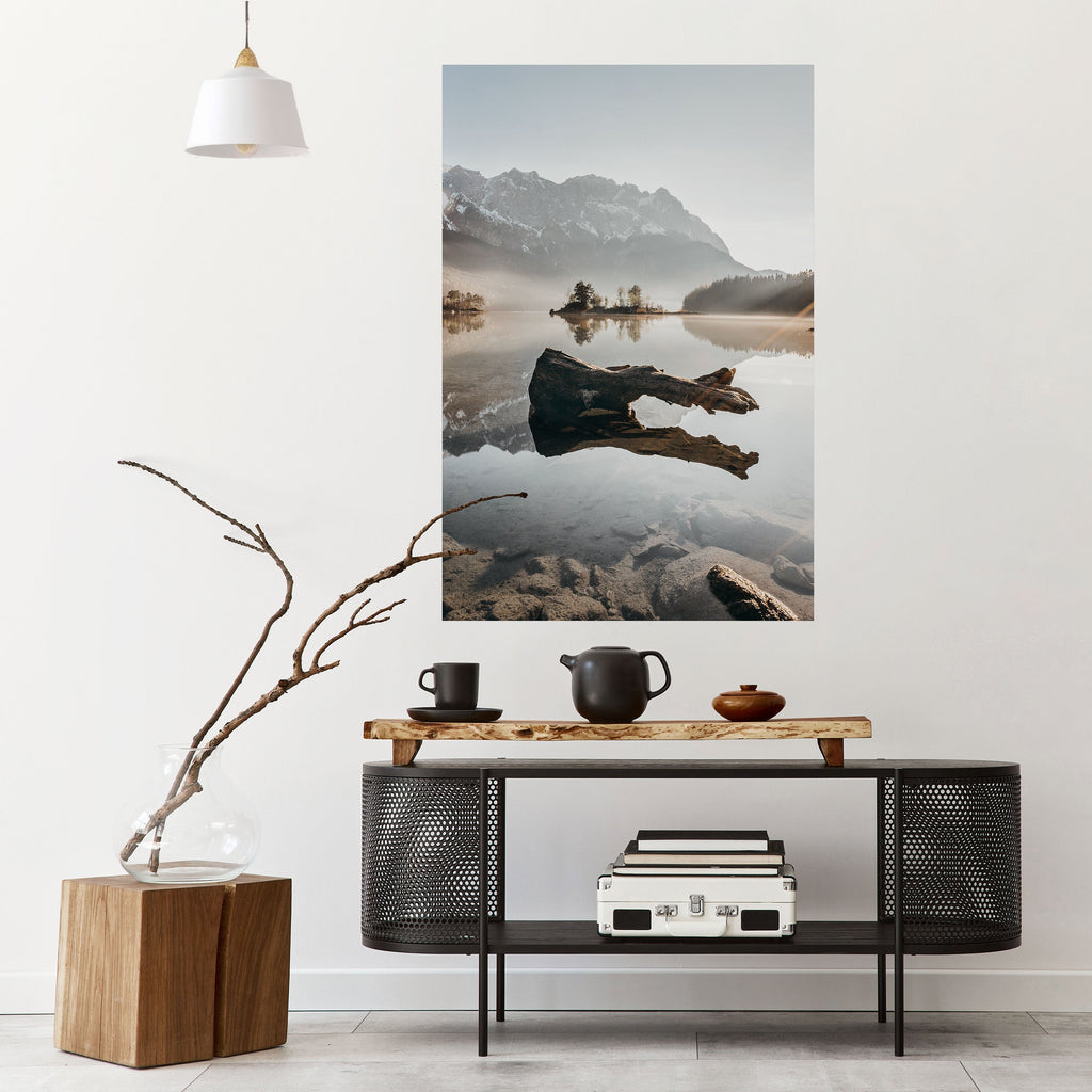 SILENT WATERSCAPE Peel and Stick Vertical Poster