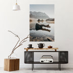 SILENT WATERSCAPE Peel and Stick Vertical Poster