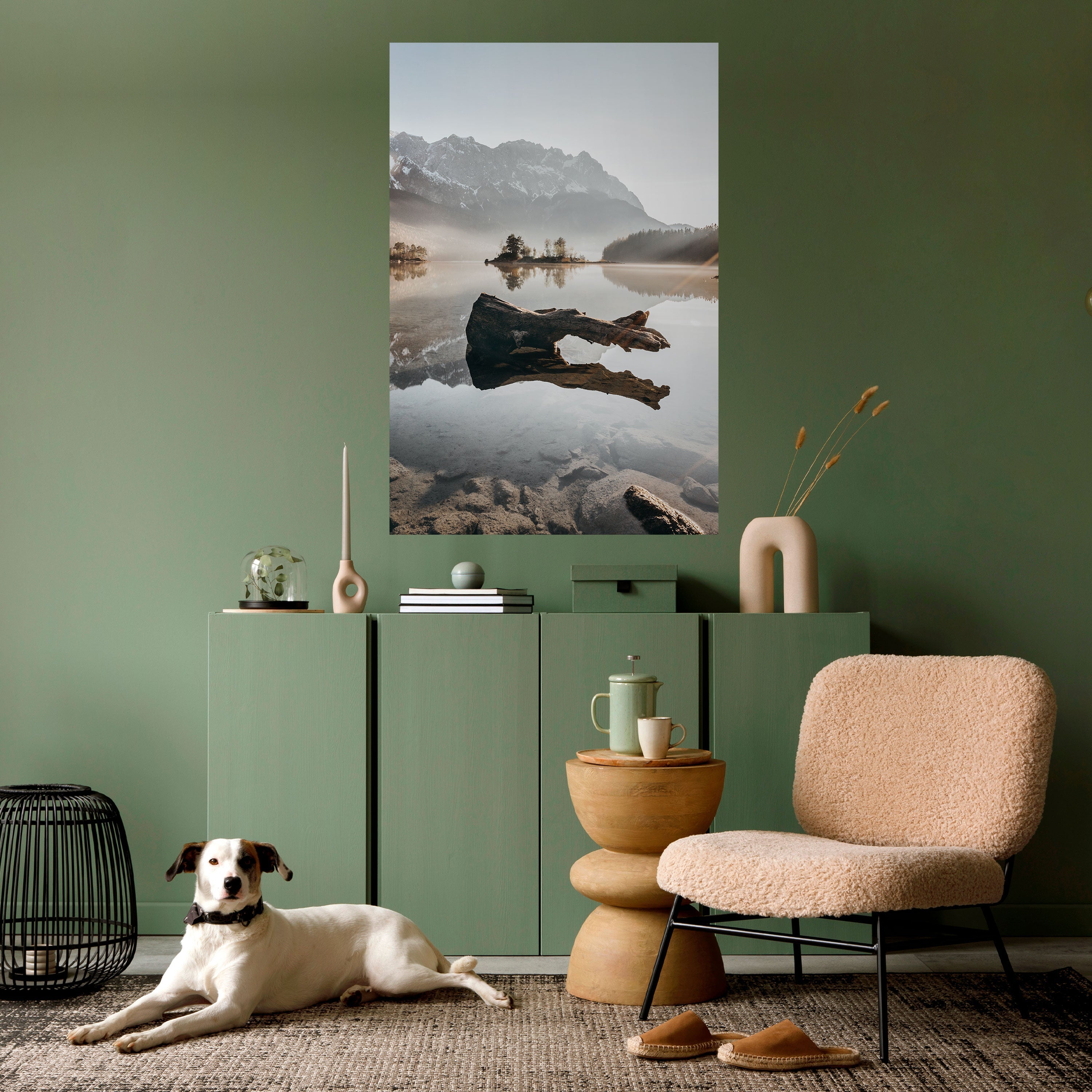 SILENT WATERSCAPE Peel and Stick Vertical Poster