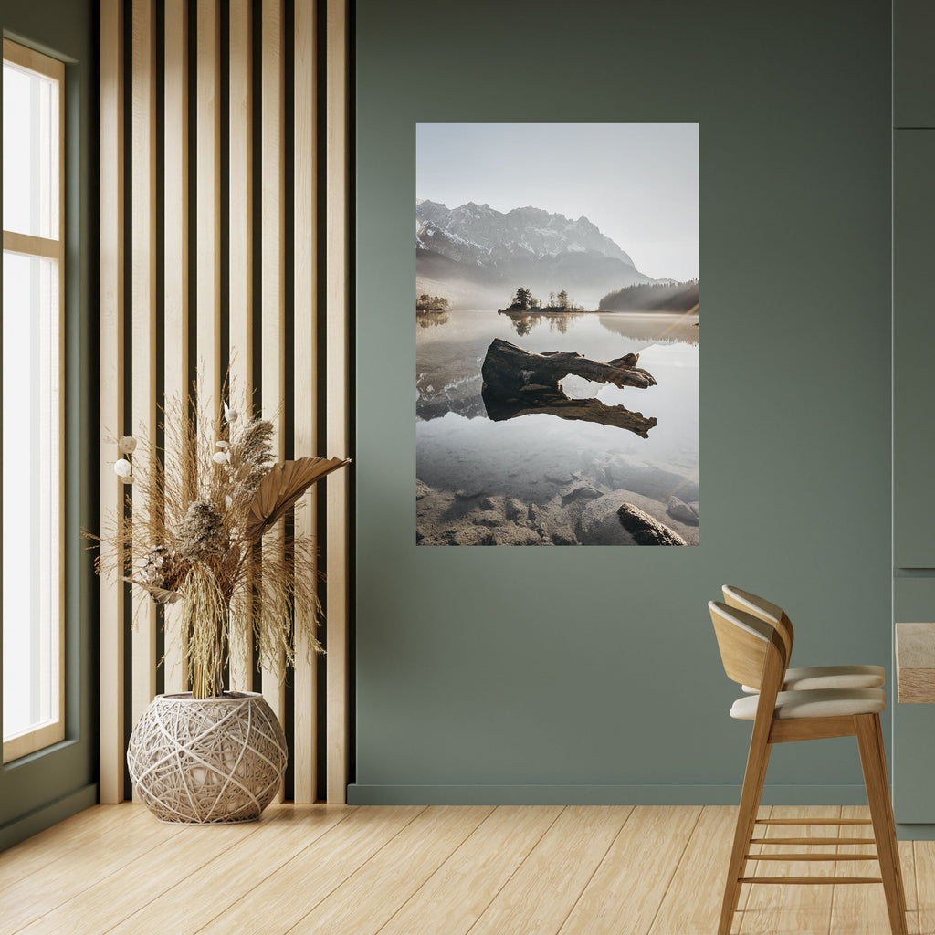 SILENT WATERSCAPE Peel and Stick Vertical Poster