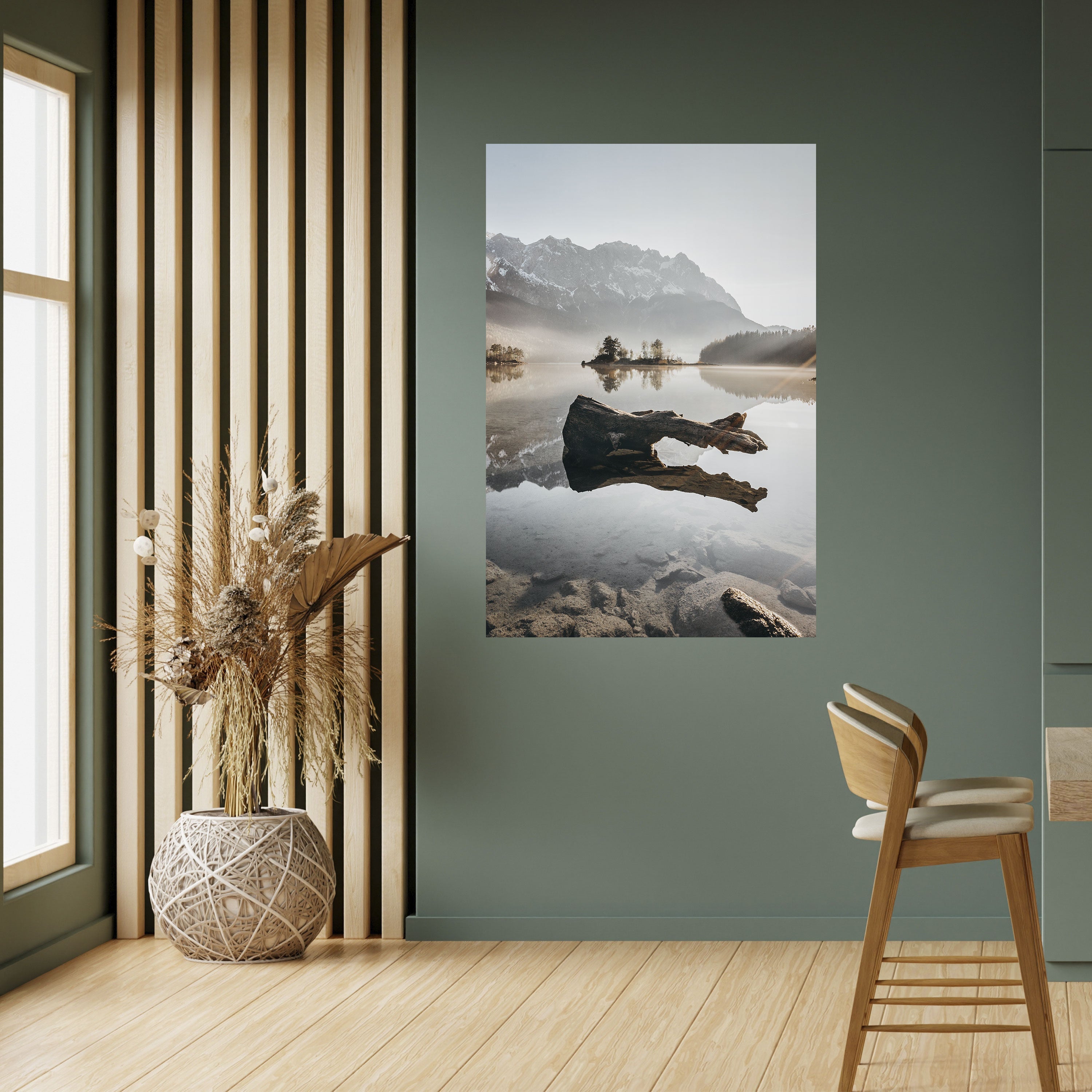 SILENT WATERSCAPE Peel and Stick Vertical Poster