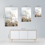 CLOUDS ABOVE GRASS Poster Vertical Autocolante