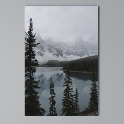 MISTY FOREST BOUNDARIES Quadro em tela vertical