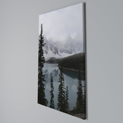 MISTY FOREST BOUNDARIES Quadro em tela vertical