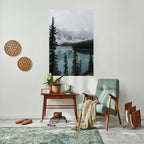 MISTY FOREST BOUNDARIES Peel and Stick Vertical Poster