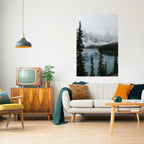 MISTY FOREST BOUNDARIES Peel and Stick Vertical Poster