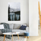 MISTY FOREST BOUNDARIES Peel and Stick Vertical Poster