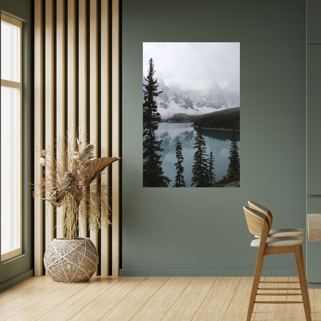MISTY FOREST BOUNDARIES Peel and Stick Vertical Poster