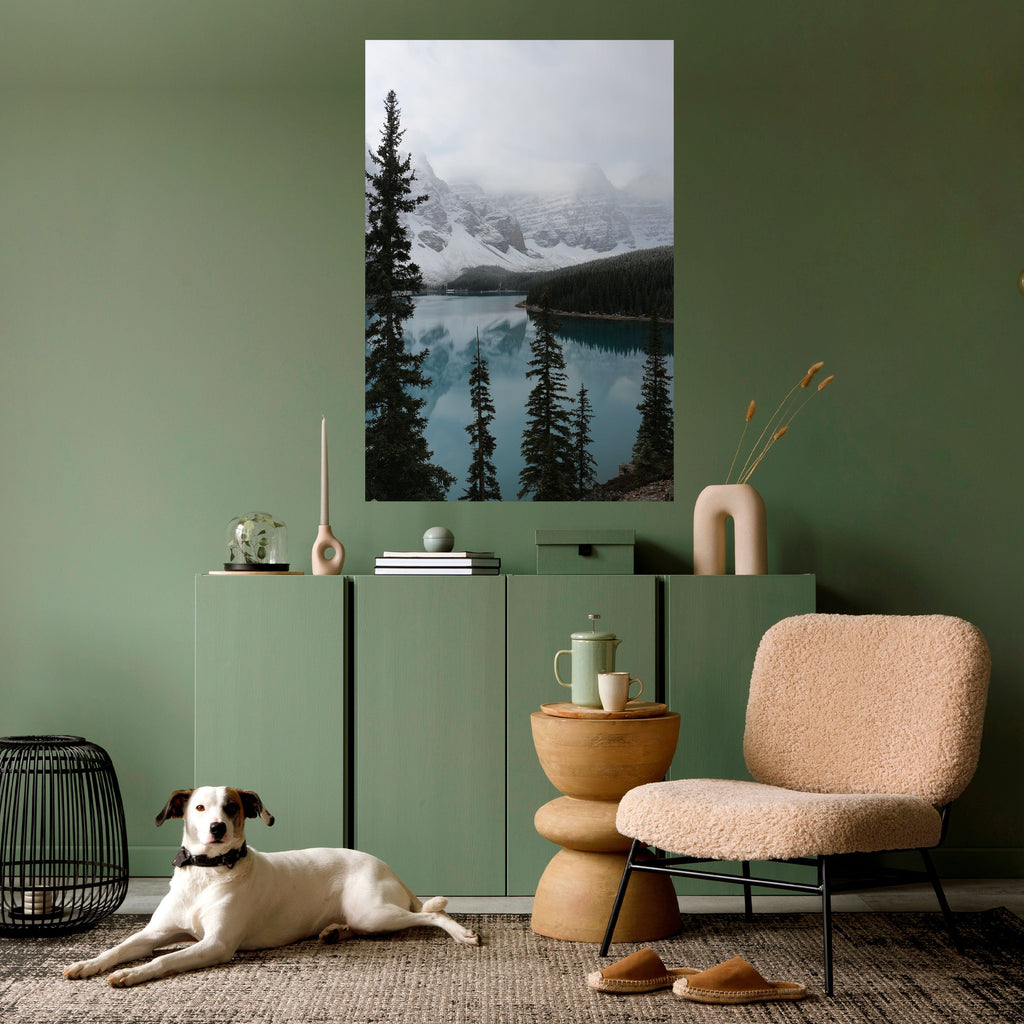 MISTY FOREST BOUNDARIES Peel and Stick Vertical Poster