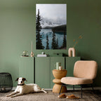 MISTY FOREST BOUNDARIES Peel and Stick Vertical Poster